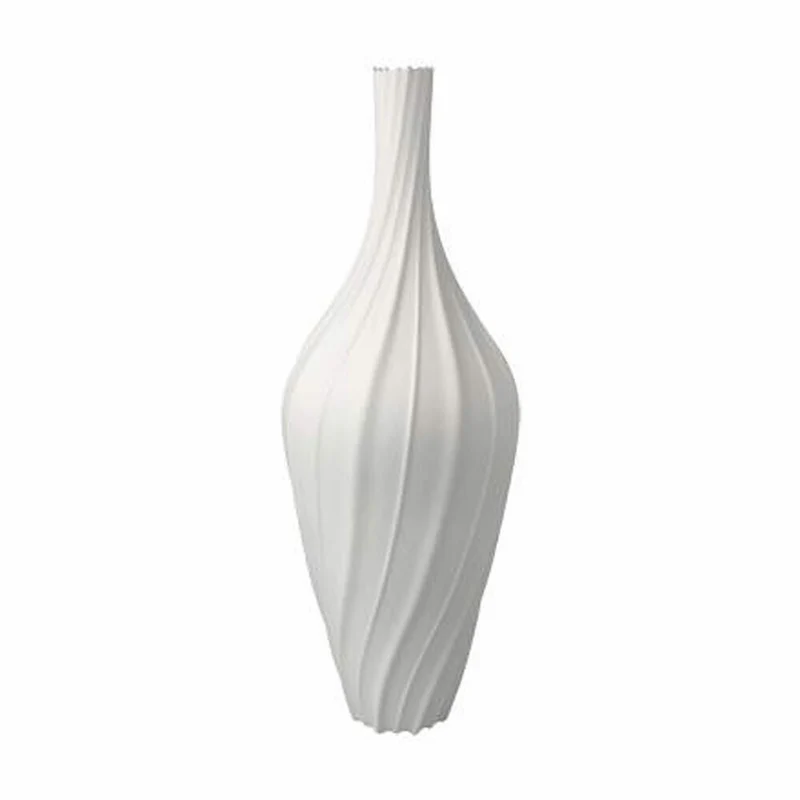 Goebel Vase Bahar, Blumenvase, Dekovase, Biskuitporzellan, Biskuit weiß, H 31 cm, 14005721