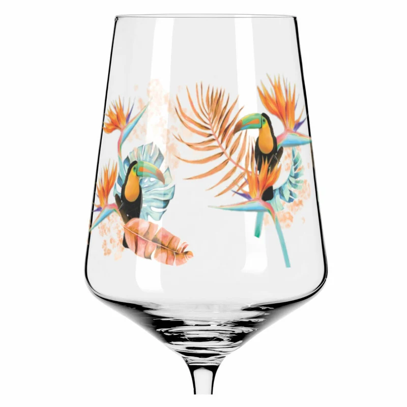 Ritzenhoff Aperizzo Sommerrausch F24, 4er Set, T. Kuhlmann, R. Richter, Aperitifglas , Kristallglas, 544 ml, 6051004