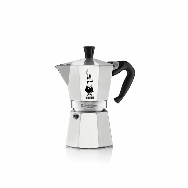 Bialetti Espressokocher Moka Express, für 6 Tassen, inkl. Perfetto Moka Classico 250 g, Espresso Kocher, Aluminium, 3545