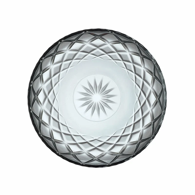 Lyngby Glas Servierplatte Sorrento, Glasplatte, Servierteller, Glas, Klar, 30 cm, 29038