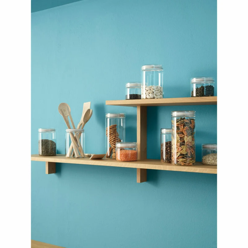 Rig-TIg Aufbewahrungsglas Store-It, Vorratsglas, Vorratsdose, Borosilikatglas, Light Grey, 1.5 L, Z00232-1