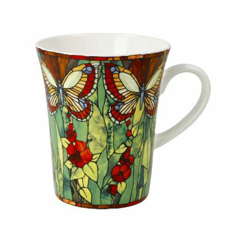 Goebel Künstlertasse Tiffany - Schmetterlinge, Tasse, Kaffeetasse, Teetasse, Fine Bone China, 67003071