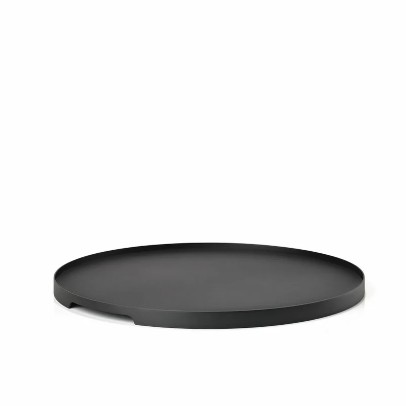 Zone Denmark Tablett Singles, Serviertablett, Dekotablett, Metall / Eisen, Black, Ø 35 cm, 332037