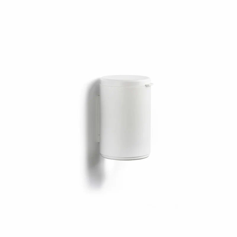 Zone Denmark Toiletteneimer für Wand Rim, Mülleimer, Kosmetikeimer, Bad, Aluminium / ABS, White, 3.3 L, 14499