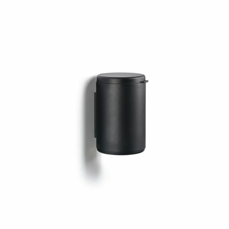 Zone Denmark Toiletteneimer für Wand Rim, Mülleimer, Kosmetikeimer, Bad, Aluminium / ABS, Black, 3.3 L, 14655