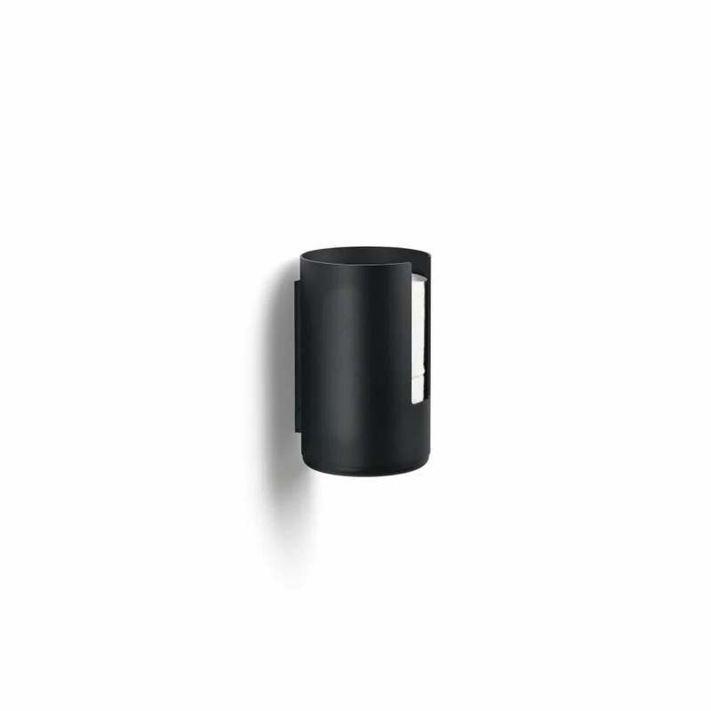 Zone Denmark Toiletteneimer für Wand Rim, Mülleimer, Kosmetikeimer, Bad, Aluminium / ABS, Black, 3.3 L, 14655