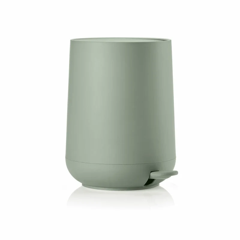 Zone Denmark Pedaleimer Nova, Treteimer, Mülleimer, Kosmetikeimer, Badeimer, ABS, Matcha Green, 5 L, 15254