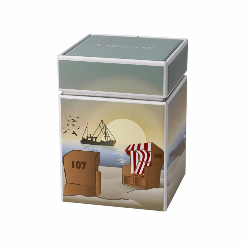 Goebel Teedose Sunset Mood, Scandic Home, Aufbewahrungsdose, Metall, Bunt, 0.6 L, 23102181
