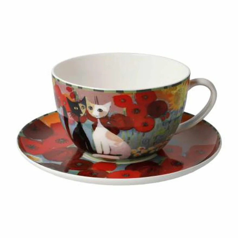 Goebel Milchkaffeetasse Rosina Wachtmeister - Lestate in giardino, Tasse, Kaffeetasse, Teetasse, Fine Bone China, 66852911