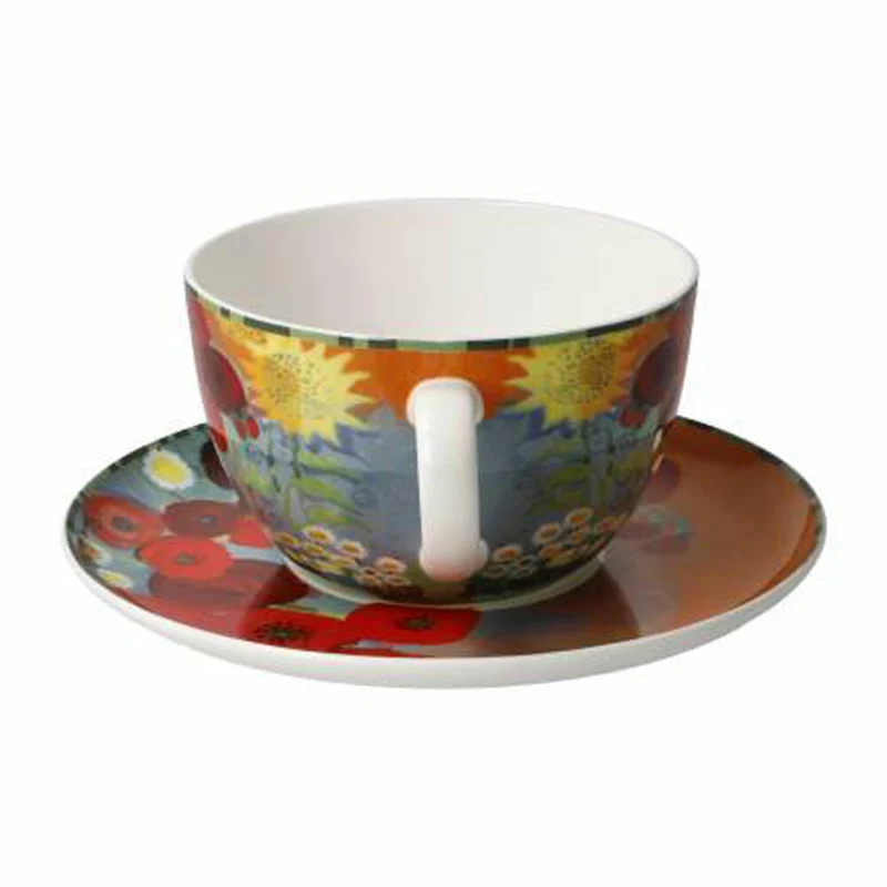 Goebel Milchkaffeetasse Rosina Wachtmeister - Lestate in giardino, Tasse, Kaffeetasse, Teetasse, Fine Bone China, 66852911