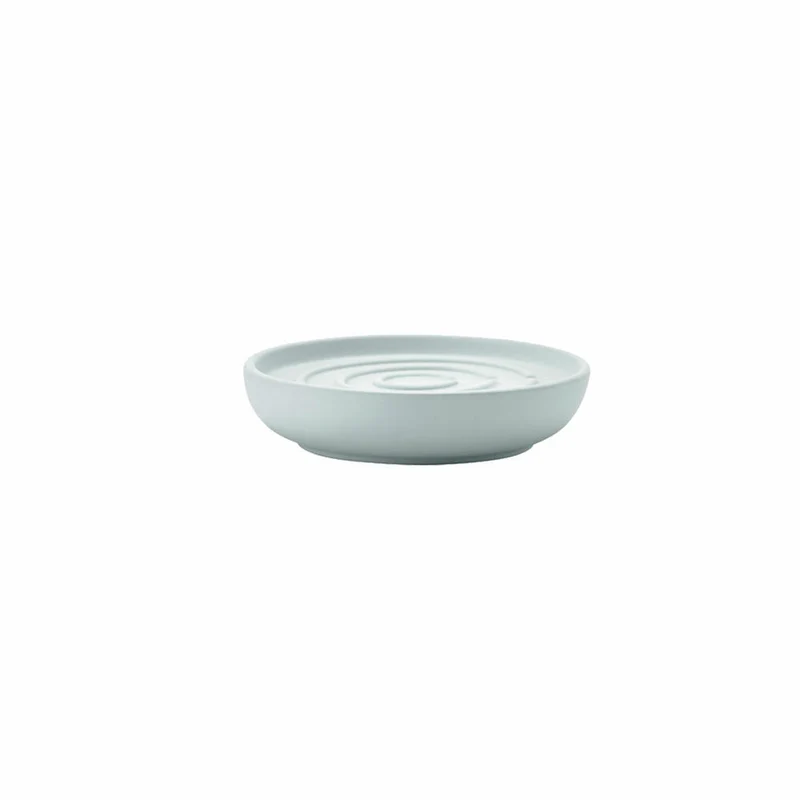 Zone Denmark Seifenschale Nova, Seifenablage, Seifenhalter, Porzellan, Dust Green, Ø 11 cm, 330124