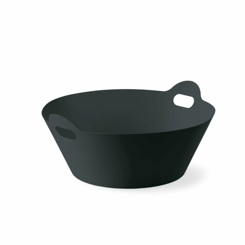 Authentics Kübel 2Hands, Aufbewahrungskorb, PP, Schwarz, 60 cm, 1034299