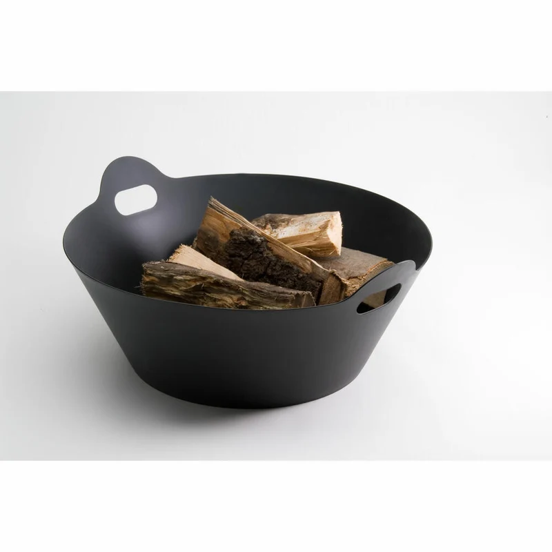 Authentics Kübel 2Hands, Aufbewahrungskorb, PP, Schwarz, 60 cm, 1034299
