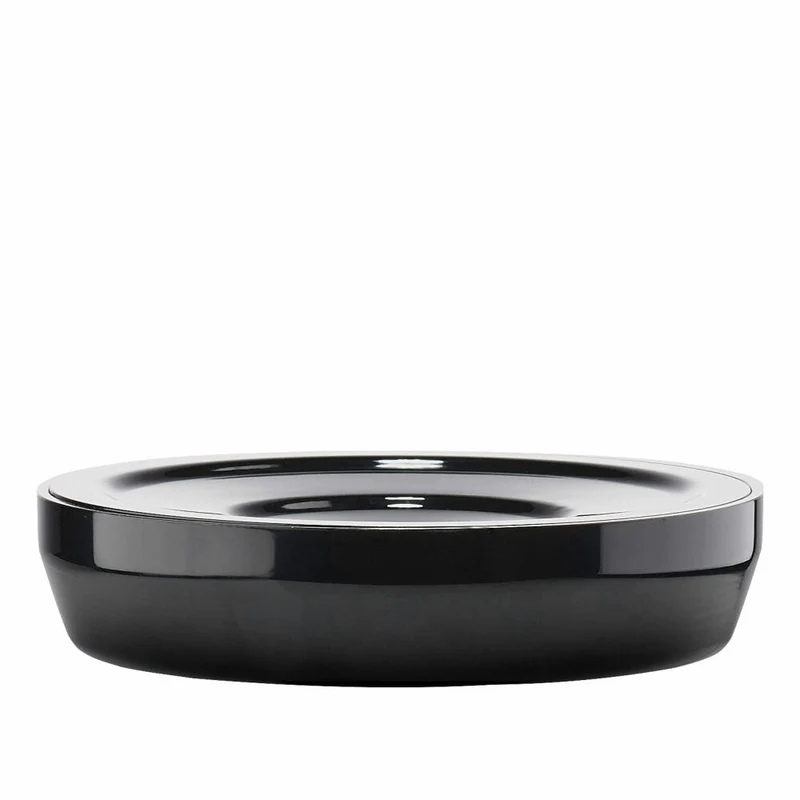 Zone Denmark Seifenschale Suii, Seifenablage, Seifenhalter, Acryl, Black, Ø 11 cm, 332166