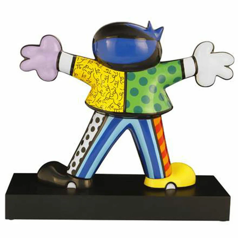 Goebel Figur Romero Britto Hug Boy, Dekofigur, Dekoration, Porzellan, 66453261