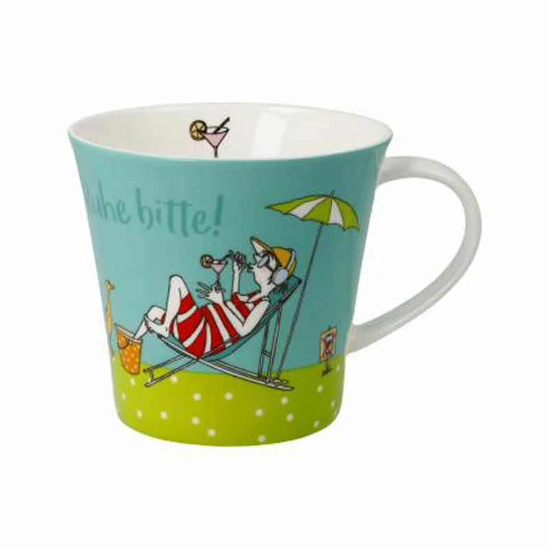 Goebel Coffee-/Tea Mug Freundlieb - Ruhe Bitte!, Kaffeetasse, Tasse, Teetasse, Fine Bone China, 27001391