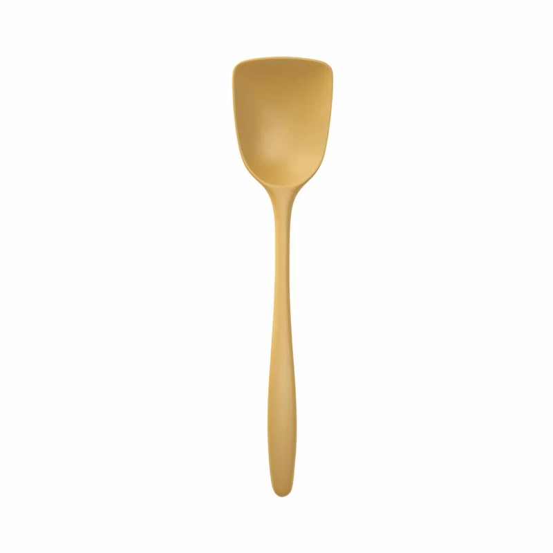 Rosti Kochlöffel New Classic breit, Küchenhelfer, Kunststoff, Curry, 27 cm, 30056