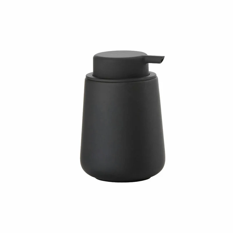 Zone Denmark Seifenspender Nova One, Seifendosierer, Dosierspender, Steinzeug, Black, 250 ml, 330160