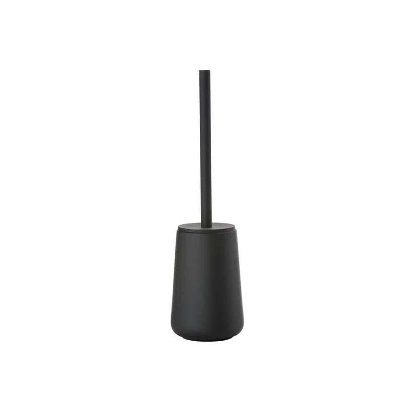 Zone Denmark Toilettenbürste Nova One, Toilettenbürstengarnitur, WC-Garnitur, Klobürste, Steinzeug, Black, 330162