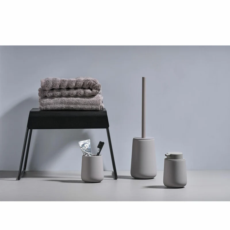 Zone Denmark Seifenspender Nova One, Seifendosierer, Dosierspender, Steinzeug, Grey, 250 ml, 330163
