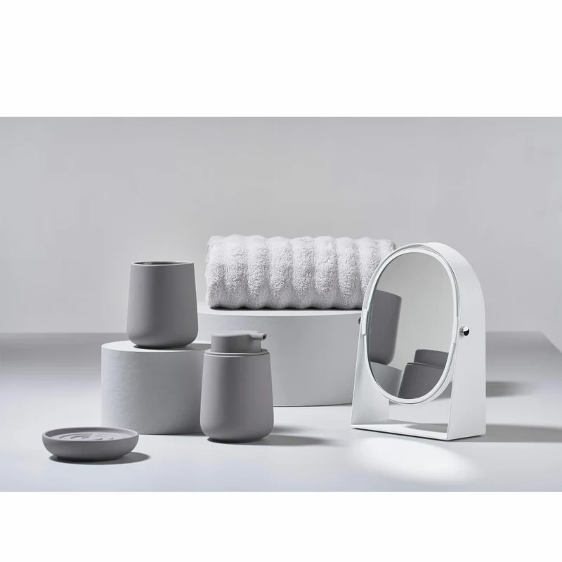 Zone Denmark Zahnbürstenbecher Nova One, Zahnputzbecher, Steinzeug, Grey, H 10 cm, 330164
