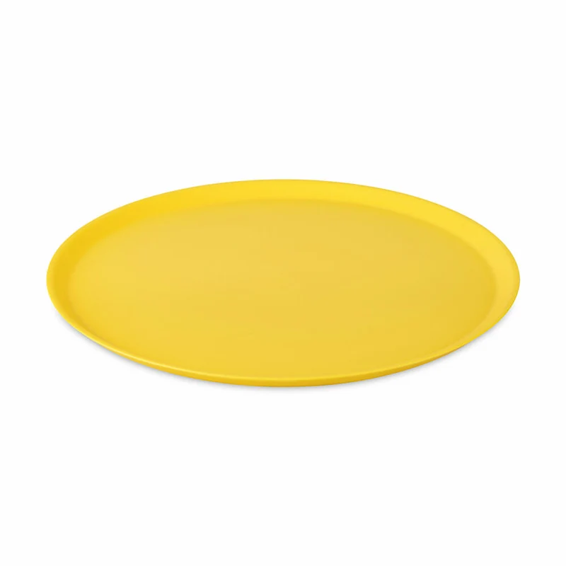 Koziol Teller Connect Nora Plate, Speiseteller, Kunststoff, Strong Yellow, 25.5 cm, 8367724