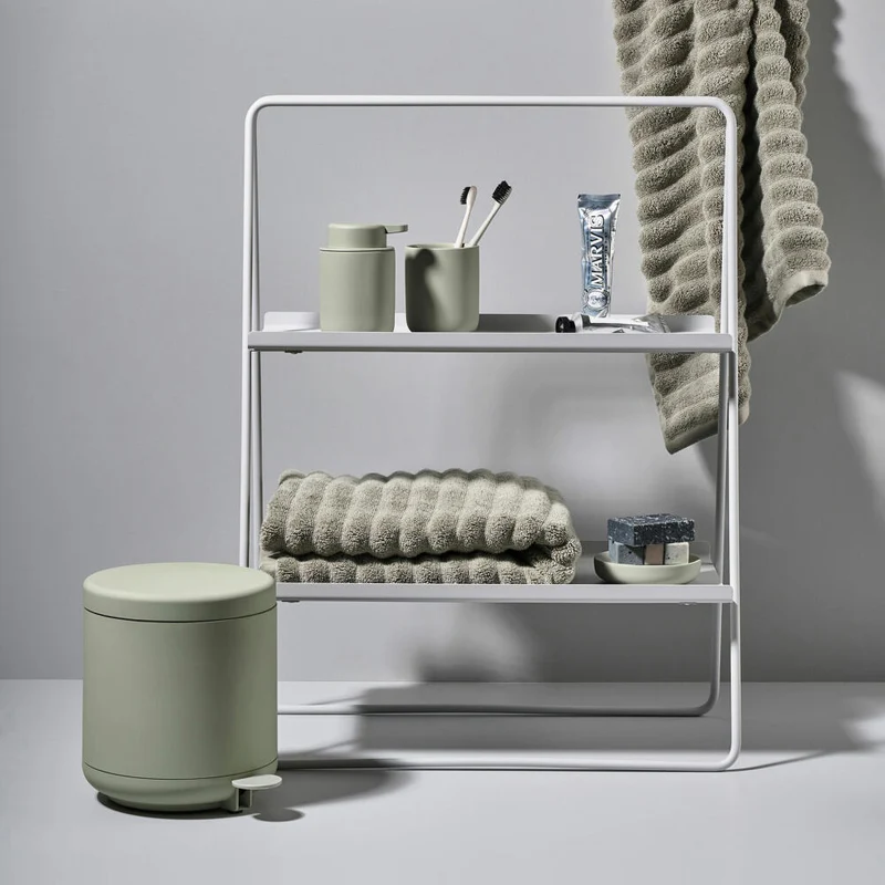 Zone Denmark Regal A-Table, Beistelltisch, Standregal, Metallregal, Metall, Soft Grey, H 75 cm, 331830