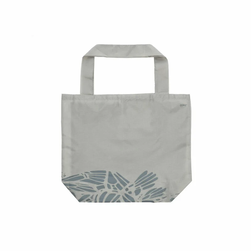 Zone Denmark Einkaufstasche Singles, Tragetasche, Tasche, Polyester, Warm Grey / Butterfly, 20 x 28 cm, 24190