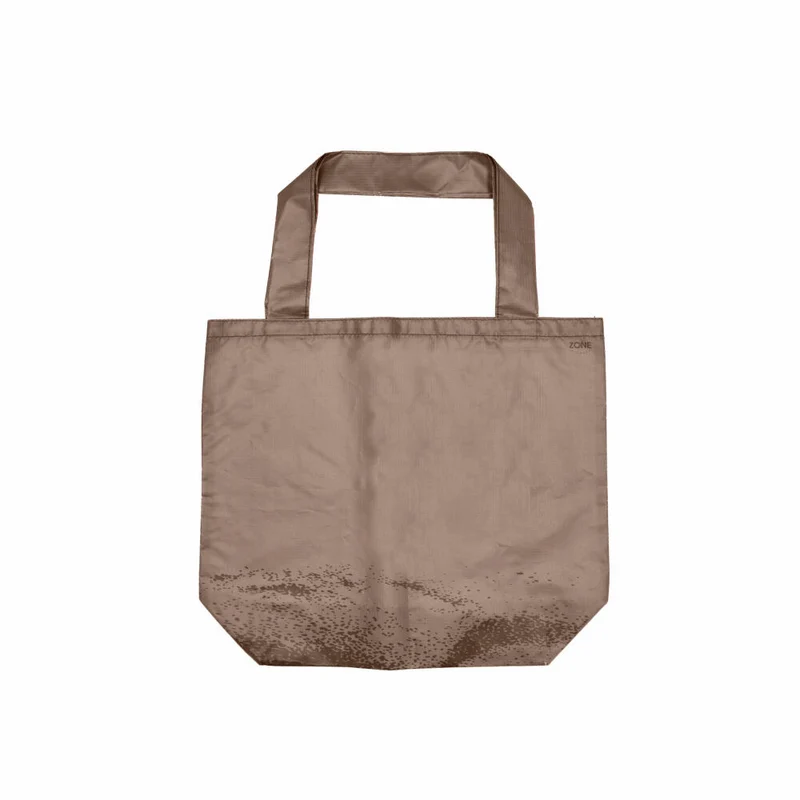 Zone Denmark Einkaufstasche Singles, Tragetasche, Tasche, Polyester, Cocoa brown / Squid, 20 x 28 cm, 24196