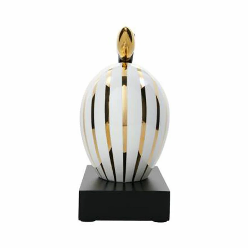 Goebel Deko-Objekt Studio 8 - Golden Sunlight, Dekoration, Skulptur, Porzellan, Weiß-Gold, 30800431