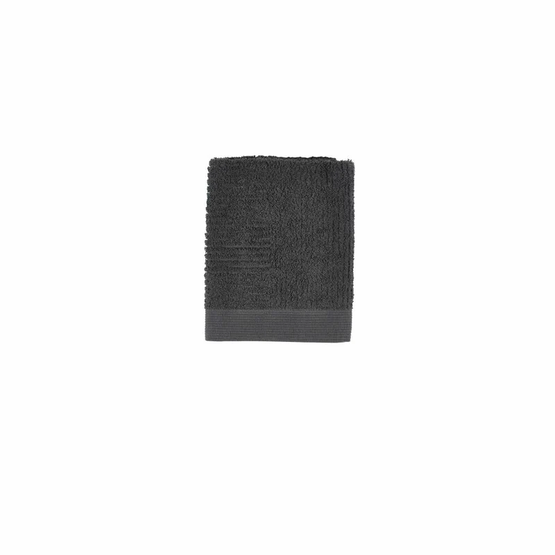 Zone Denmark Handtuch Classic, Badetuch, Gästehandtuch, Baumwolle, Anthracite, 70 x 50 cm, 330196