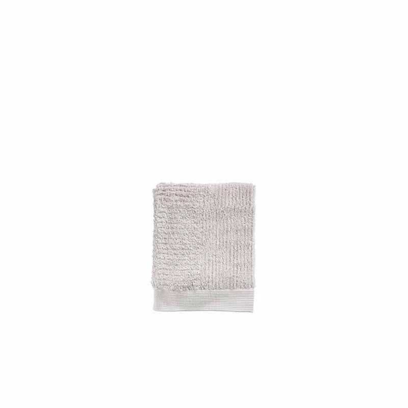 Zone Denmark Handtuch Classic, Badetuch, Gästehandtuch, Baumwolle, Soft Grey, 70 x 50 cm, 331180