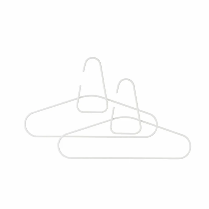 Zone Denmark Bügel A-hanger, 3er Set, Kleiderbügel, Garderobenbügel, Metall, White, 12446
