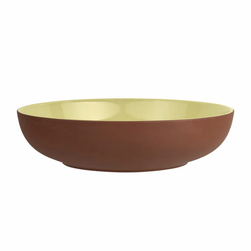 Maxwell & Williams SIENNA Schüssel, Salatschüssel, Suppenschale, Schale, Keramik, Gelb, Ø 28 x 7 cm, LM0031