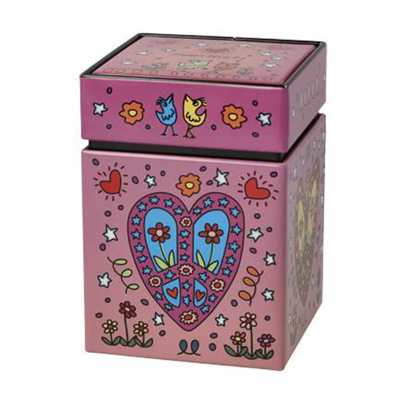 Goebel Teedose James Rizzi - Peace of Love, Aufbewahrungsdose, Tee Dose, Metall, 26103421