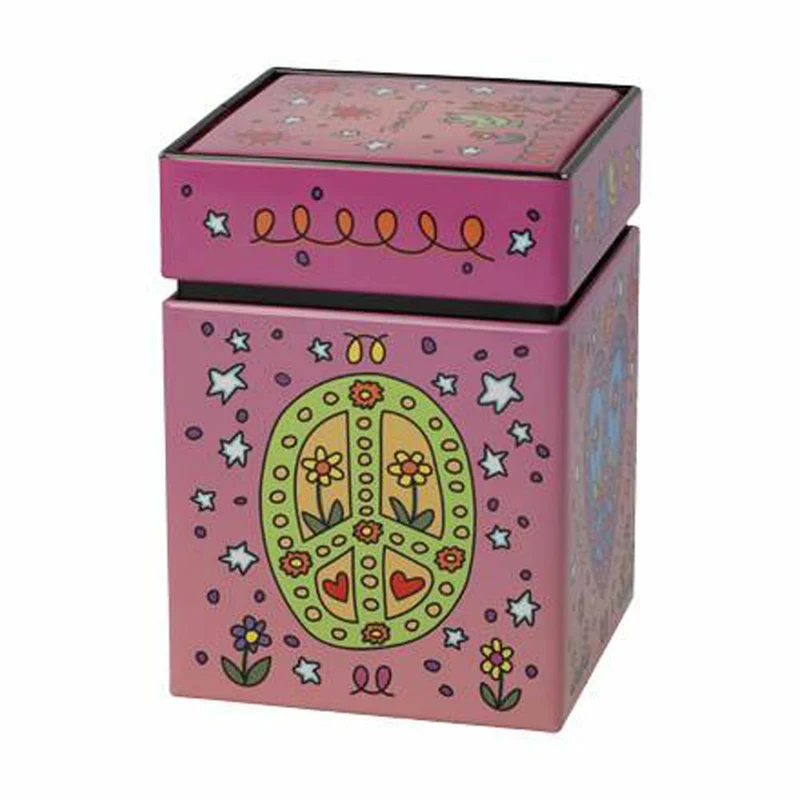 Goebel Teedose James Rizzi - Peace of Love, Aufbewahrungsdose, Tee Dose, Metall, 26103421