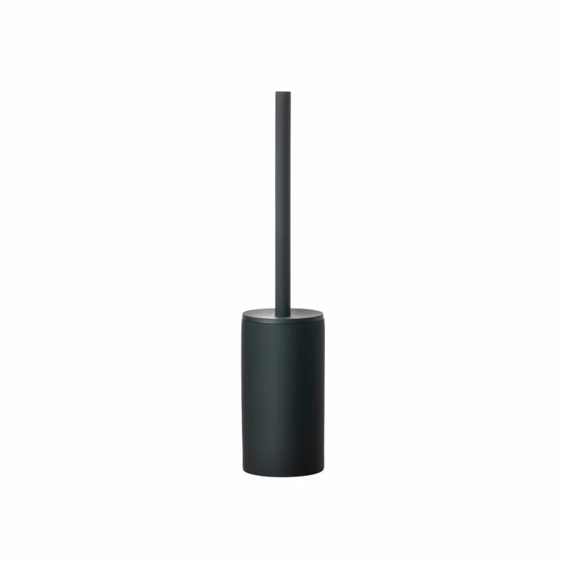 Zone Denmark Toilettenbürste Solo, Toilettenbürstengarnitur, WC-Garnitur, Klobürste, Porzellan, Black, 330240