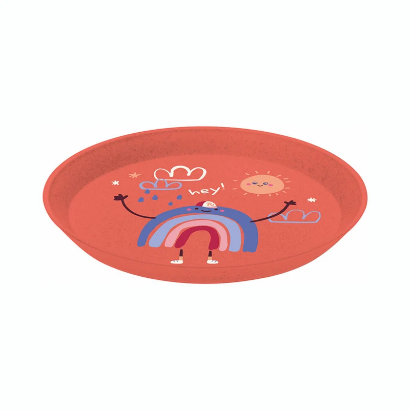 Koziol Teller Connect Plate Dreams, Dessertteller, Kunststoff, Organic Red, 20.5 cm, 8333745