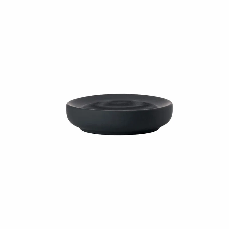 Zone Denmark Seifenschale Ume, Seifenablage, Seifenhalter, Steinzeug, Black, Ø 12 cm, 331206