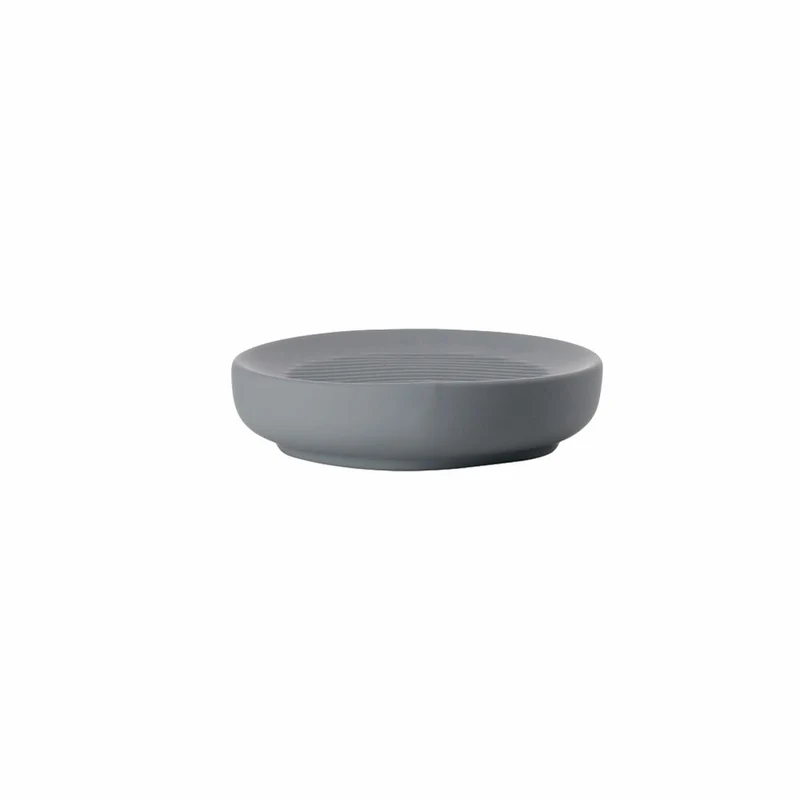Zone Denmark Seifenschale Ume, Seifenablage, Seifenhalter, Steinzeug, Grey, Ø 12 cm, 331208