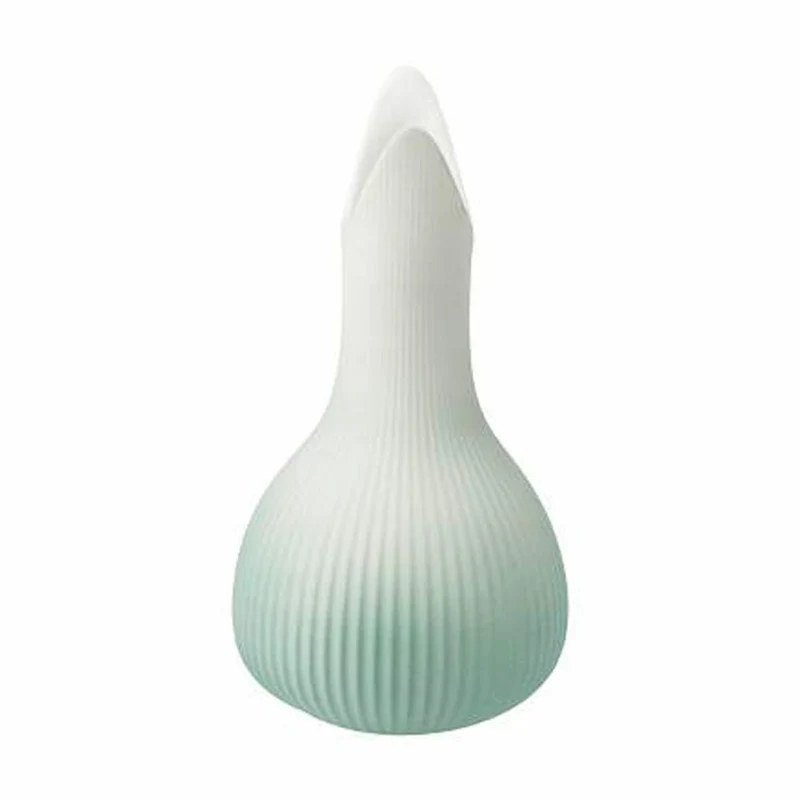 Goebel Vase Studio 8 - Raindrop Mint, Blumenvase, Dekovase, Biskuitporzellan, grün, H 15 cm, 26600031
