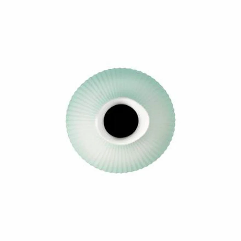 Goebel Vase Studio 8 - Raindrop Mint, Blumenvase, Dekovase, Biskuitporzellan, grün, H 15 cm, 26600031