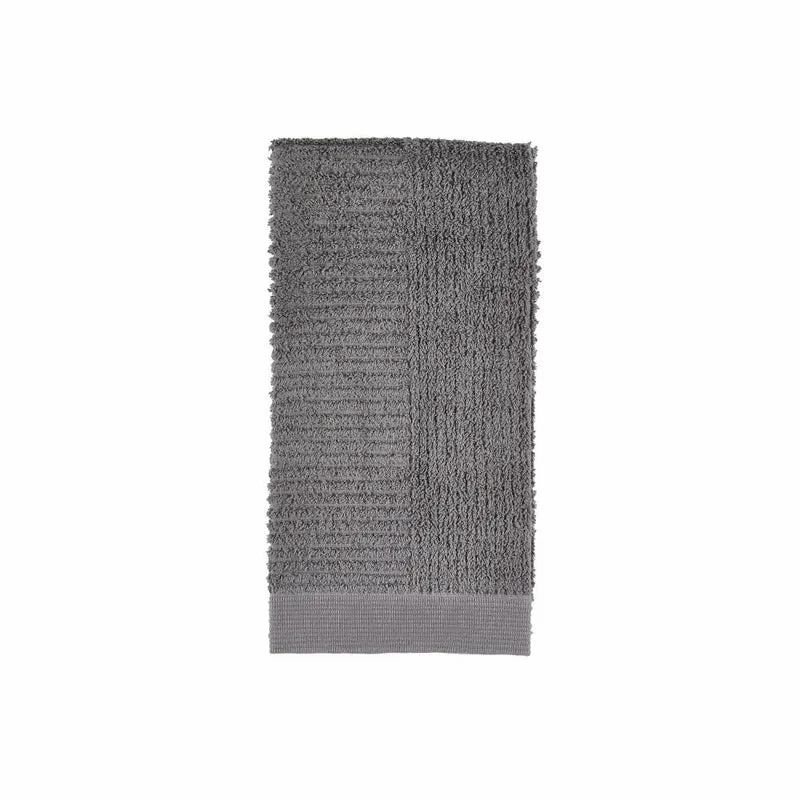 Zone Denmark Handtuch Classic, Badetuch, Duschtuch, Baumwolle, Grey, 100 x 50 cm, 330307