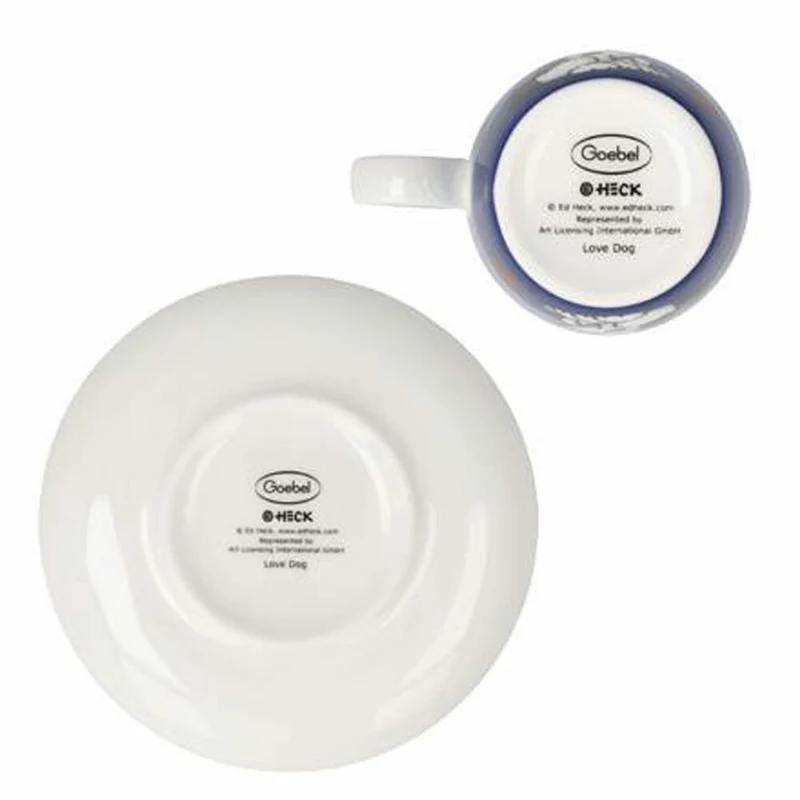 Goebel Espressotasse Ed Heck -Love Dog, Espresso Tasse, Fine Bone China, 67200111