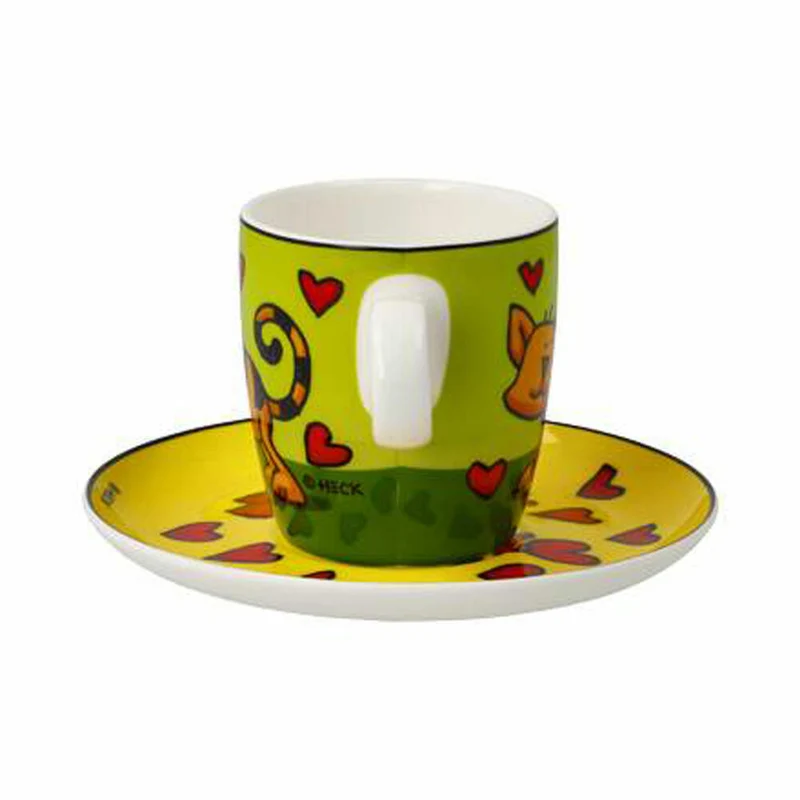 Goebel Espressotasse Ed Heck - Love Cat, Espresso Tasse, Fine Bone China, 67200121