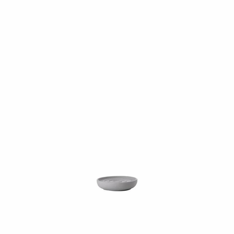 Zone Denmark Seifenschale Nova One, Seifenablage, Seifenhalter, Porzellan, Gull Grey, Ø 11 cm, 331221