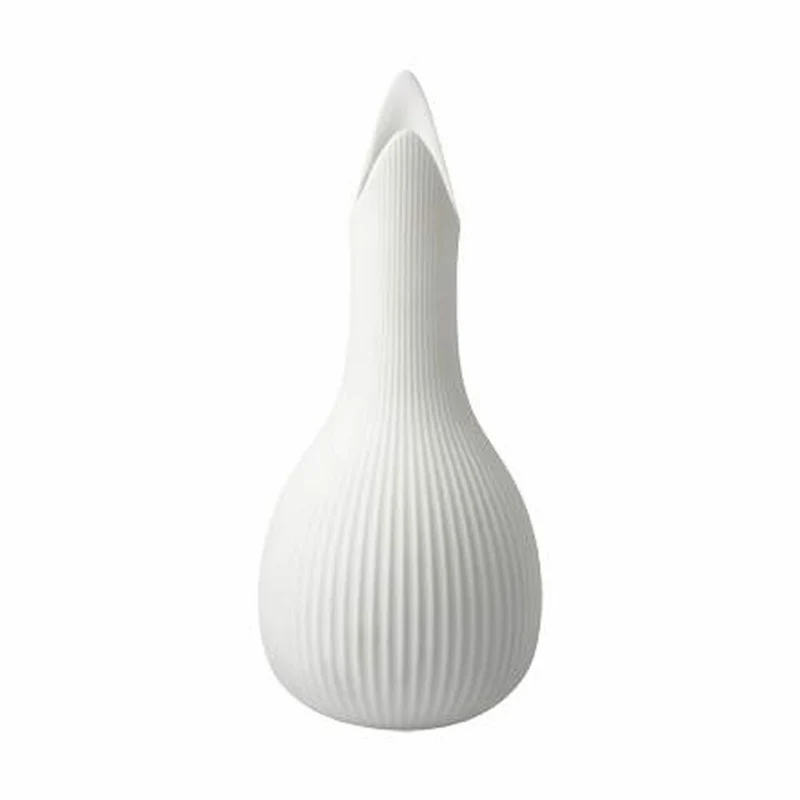 Goebel Vase Studio 8 - Pure Raindrop, Blumenvase, Dekovase, Biskuitporzellan, Weiß / Pastell, H 25 cm, 26600081