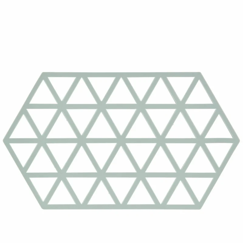 Zone Denmark Untersetzer Triangles, Topfuntersetzer, Pfannenuntersetzer, Silikon, Nordic Sky, L 24 cm, 330314