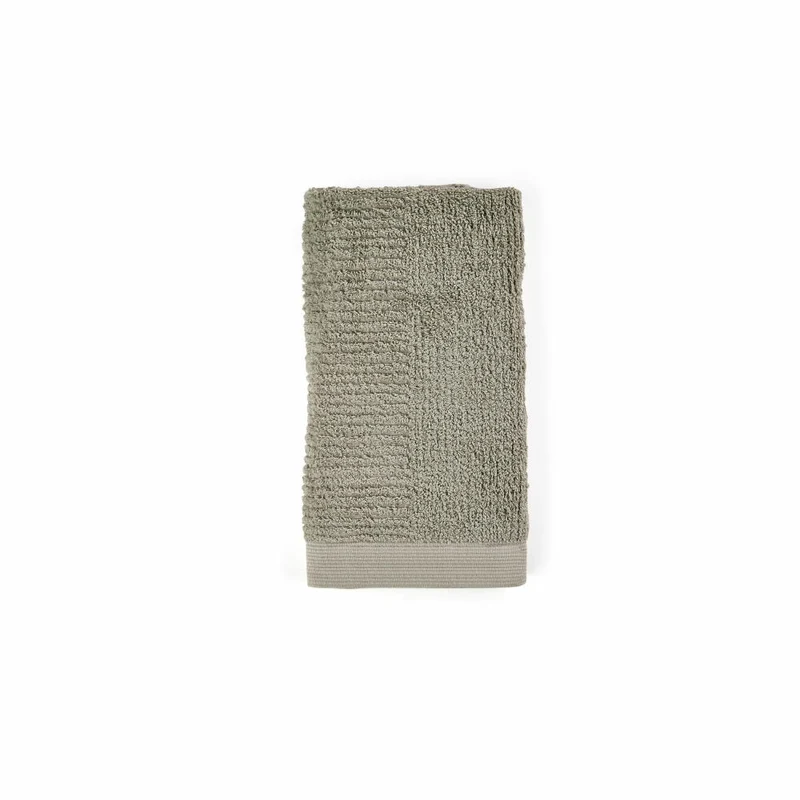 Zone Denmark Handtuch Classic, Badetuch, Duschtuch, Baumwolle, Eucalyptus Green, 100 x 50 cm, 331871
