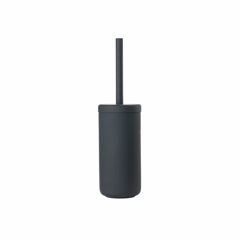 Zone Denmark Toilettenbürste Ume, Toilettenbürstengarnitur, WC-Garnitur, Klobürste, Steinzeug, Black, 330401